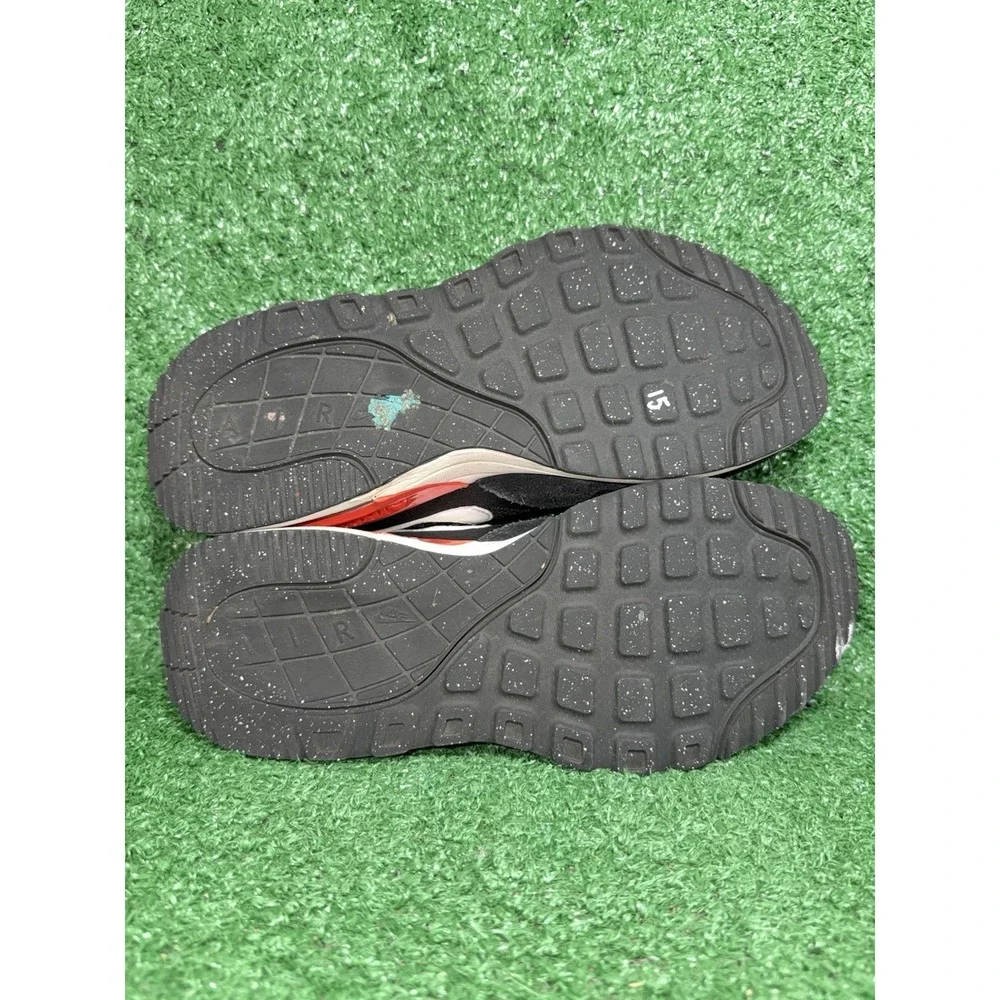 Nike Air Max Systm Boys Size‎ 7Y Black Red Athletic Shoes Sneakers FQ8959-001